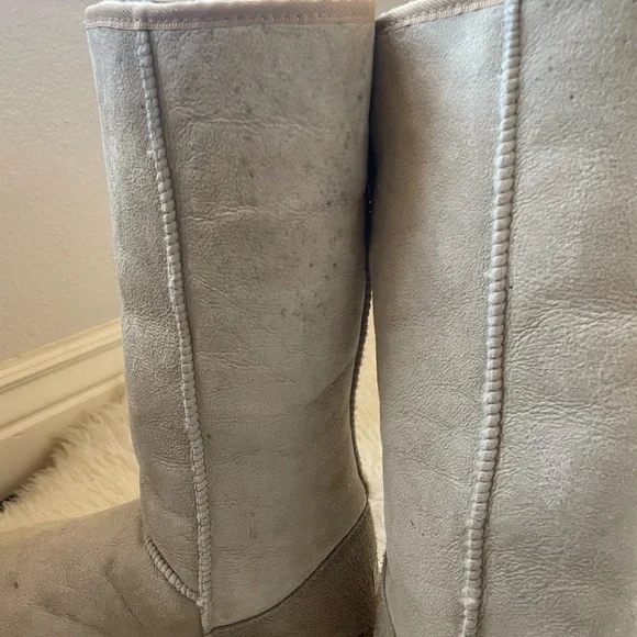 Vintage | HTF ugg Australia classic tall cream boots men - Picture 5 of 8